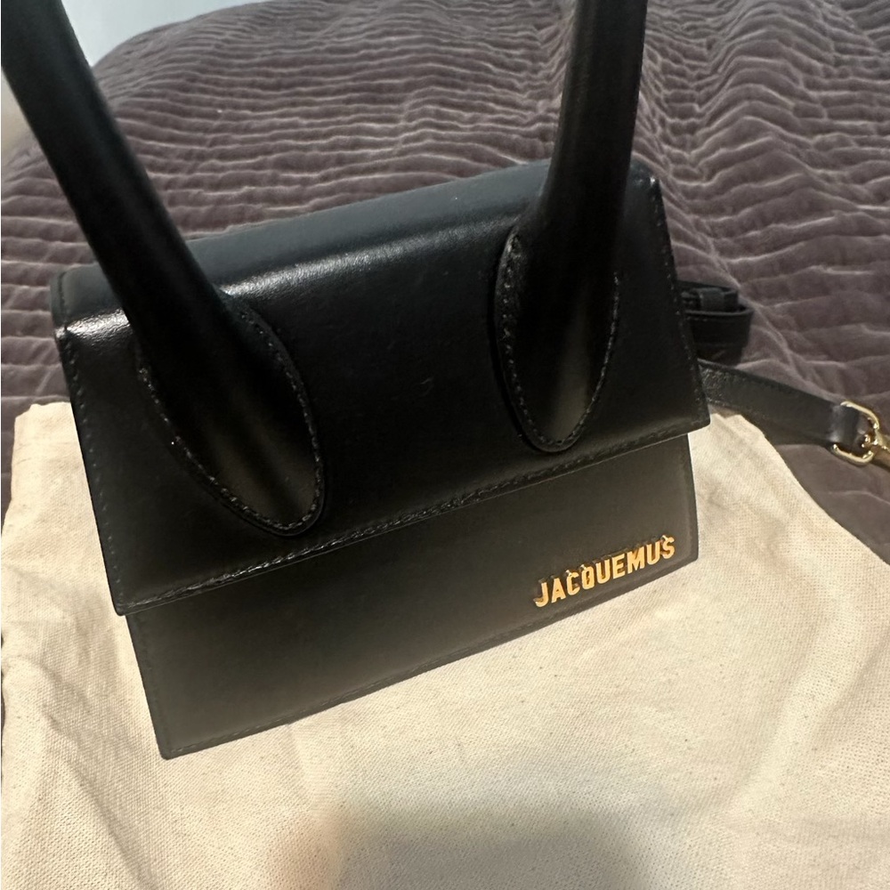 Jacquemus Black Leather Women's Bag